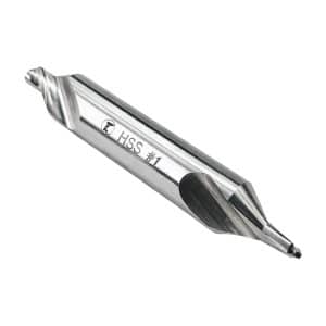 Broca No. 1 para Centros Doble Punta 60° Acero Alta Velocidad. GLT ®