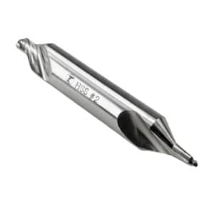 Broca No.2 para Centros Doble Punta 60° Acero Alta Velocidad. GLT ®