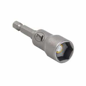 Adaptador Magnético Hexagonal 5/16” Zanco Hexagonal 1/4" Para Tornillos punta broca X 65 mm de Longitud. GLT ®