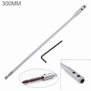 Extensión 12" (300mm) Para Broca y Punta de Zanco Hexagonal 1/4"