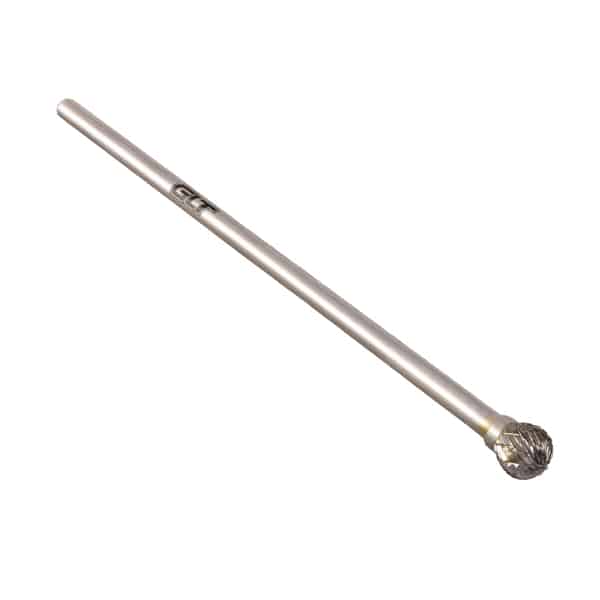 Lima Rotativa SD-5L6 Carburo Sólido Ø1/2" X LC7/16" X Largo Total6-½" Zanco ¼" Cilíndrica Con punta esférica. GLT ®