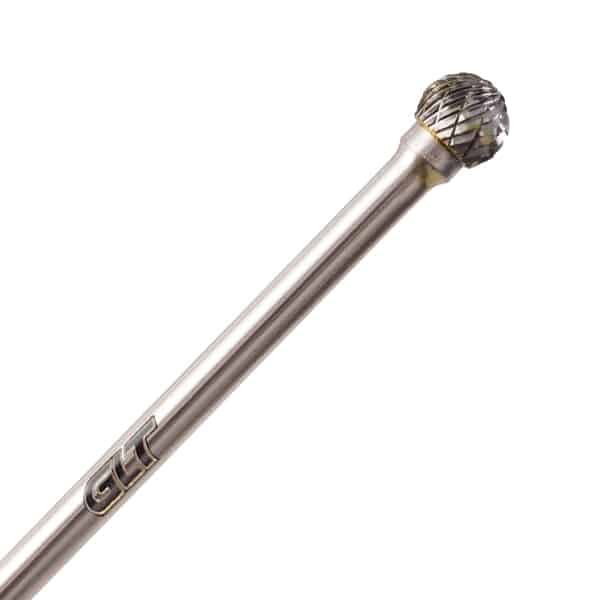 Lima Rotativa SD-5L6 Carburo Sólido Ø1/2" X LC7/16" X Largo Total6-½" Zanco ¼" Cilíndrica Con punta esférica. GLT ® - Image 4